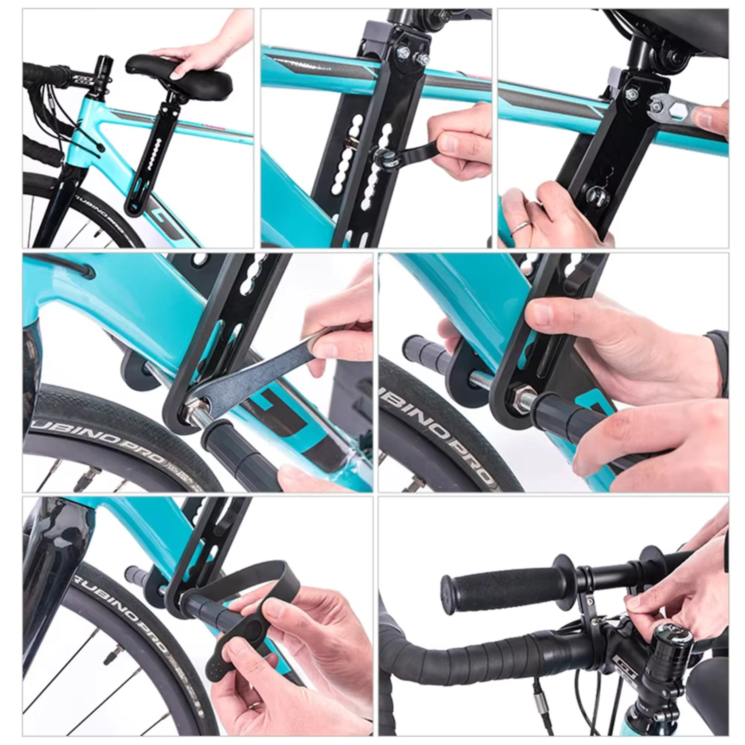 RideBuddy™ | Front-Kindersitz mit Schnellverschluss