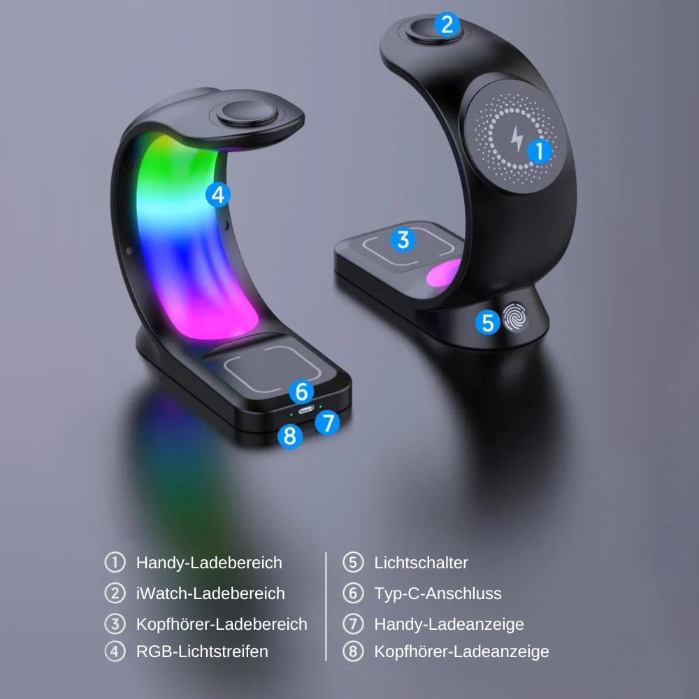 Magnetische Ladestation™ | Multifunktional & Stilvoll